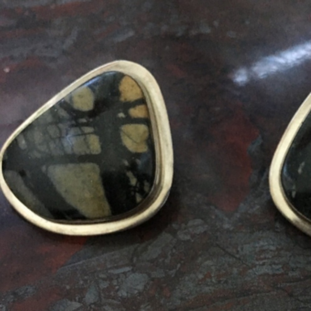 SIGNED, UNIQUE, VINTAGE SS Earrings